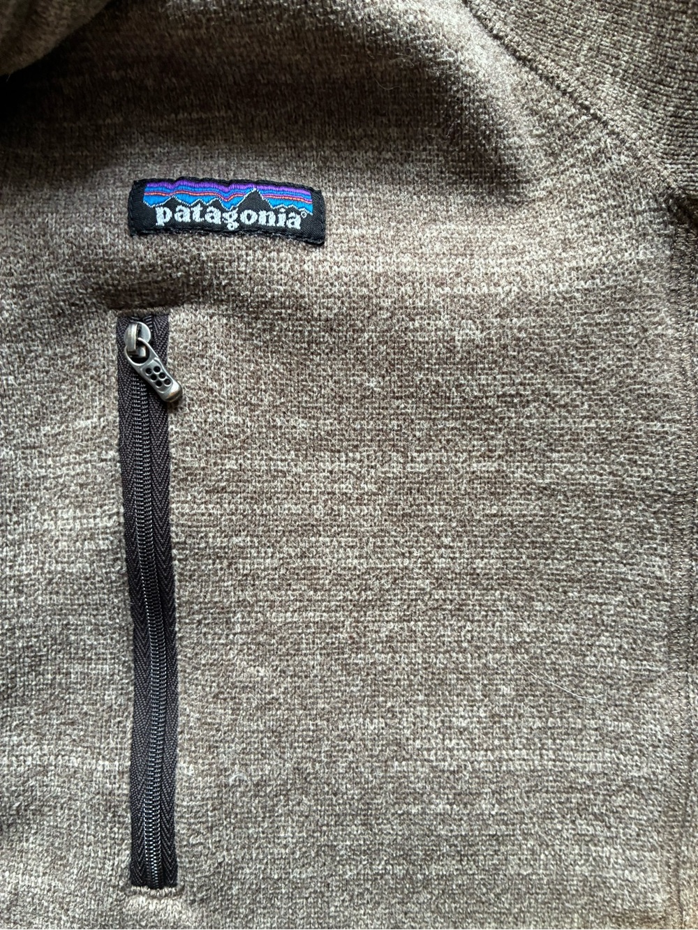 Patagonia Brown Quarter-Zip Better Sweater - Large - Picture 4 of 6
